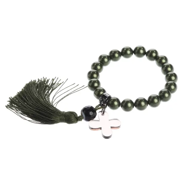 Armband, in Grün, Sonstige Fasern, Marc Cain