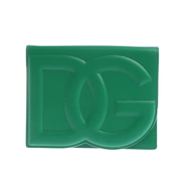Schultertasche in Grün, Leder, Dolce & Gabbana