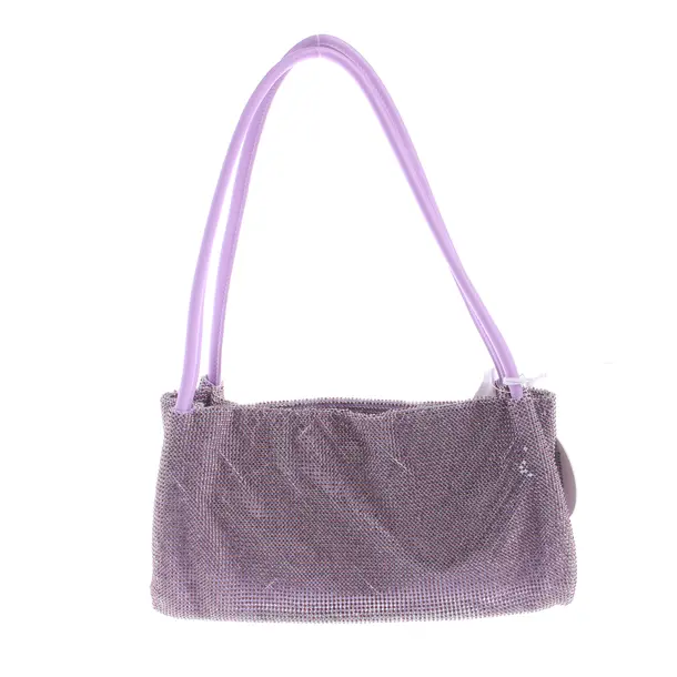 Schultertasche in Lila, Polyester, Staud
