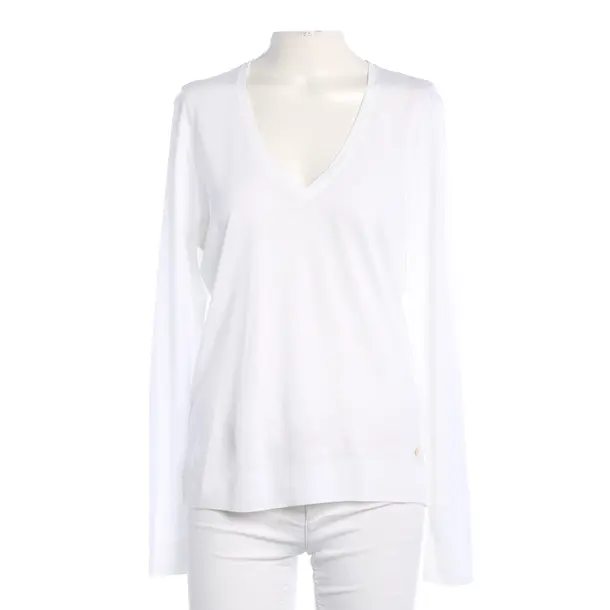 Manica lunga, in Bianco, Cotone, Windsor