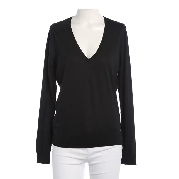 Long Sleeve Shirt, in Black, Cotton, Windsor