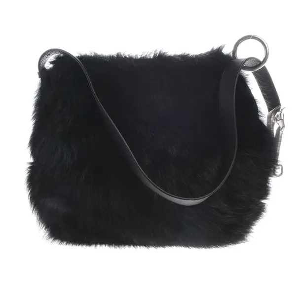 Shoulder Bag in Black, Leather, Burberry