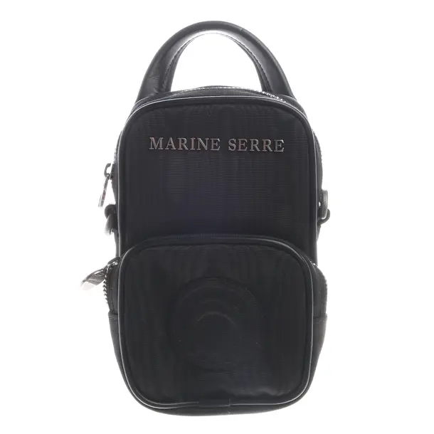 Schultertasche in Schwarz, Polyester, Marine Serre
