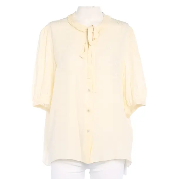 Bluse in Weiß, Seide, Céline