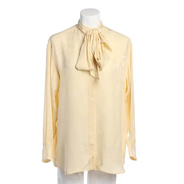 Blouse in White, Silk, Céline