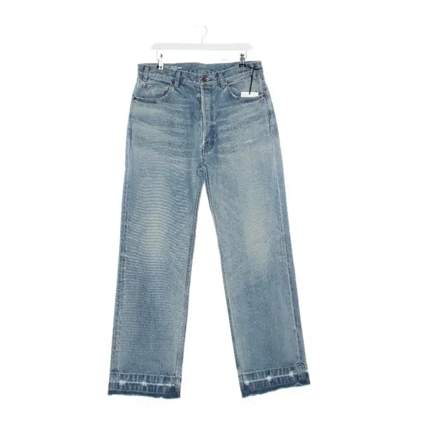 Jeans straight fit, in Blu, Cotone, Céline