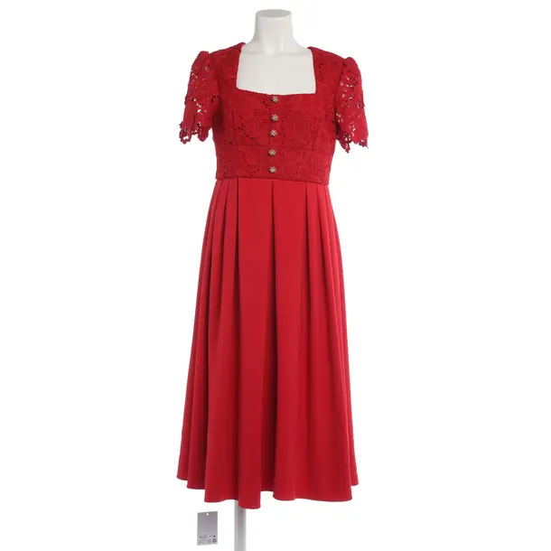 Cocktailkleid in Rot, Polyester, self-portrait