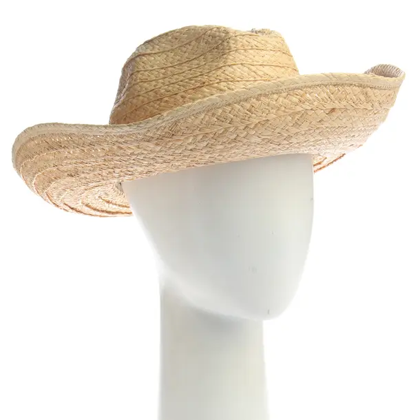 Hat, in Beige, Straw, Loro Piana