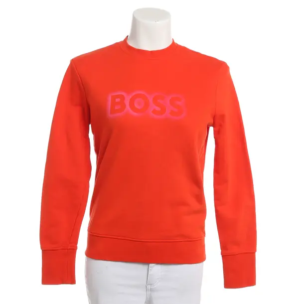 Sweatshirt, in Rot, Baumwolle, Hugo Boss