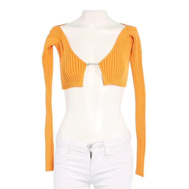 Bluse in Orange, Viskose, Jacquemus