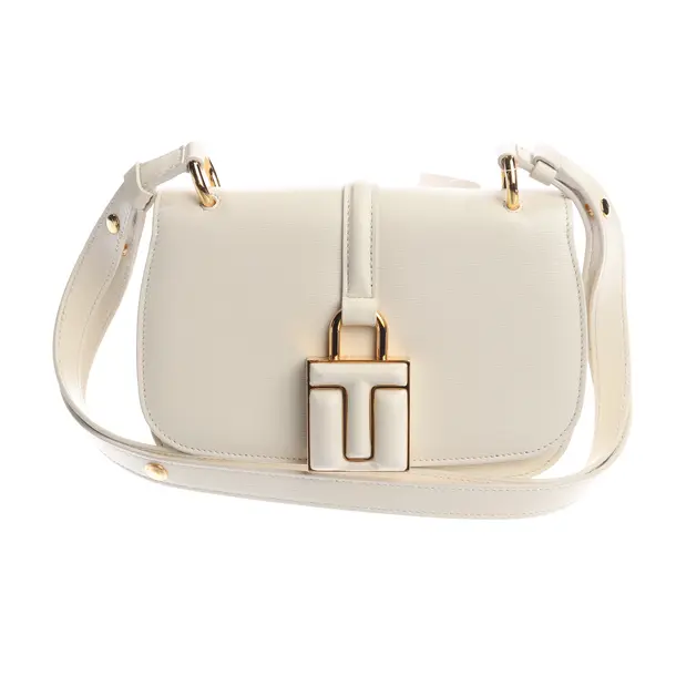 Shoulder Bag, in Beige, Leather, Tom Ford