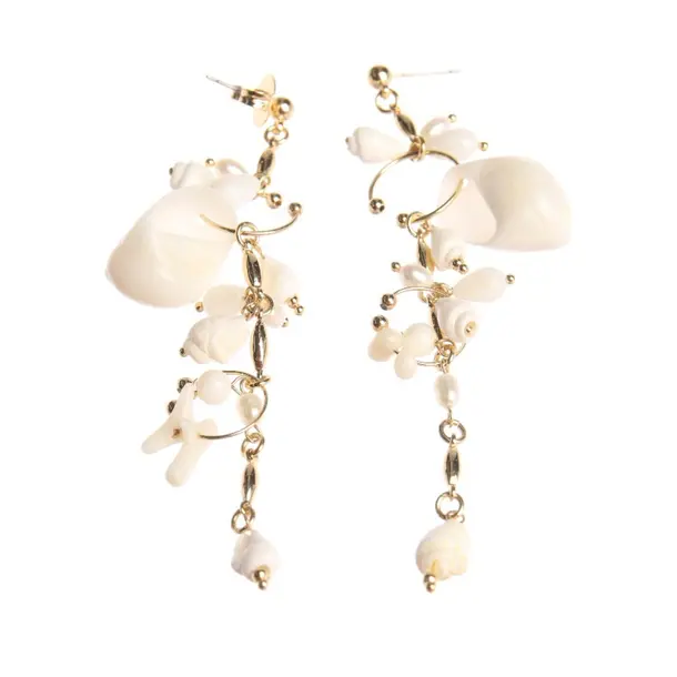 Earrings, in Gold, Other Fibers, Zimmermann