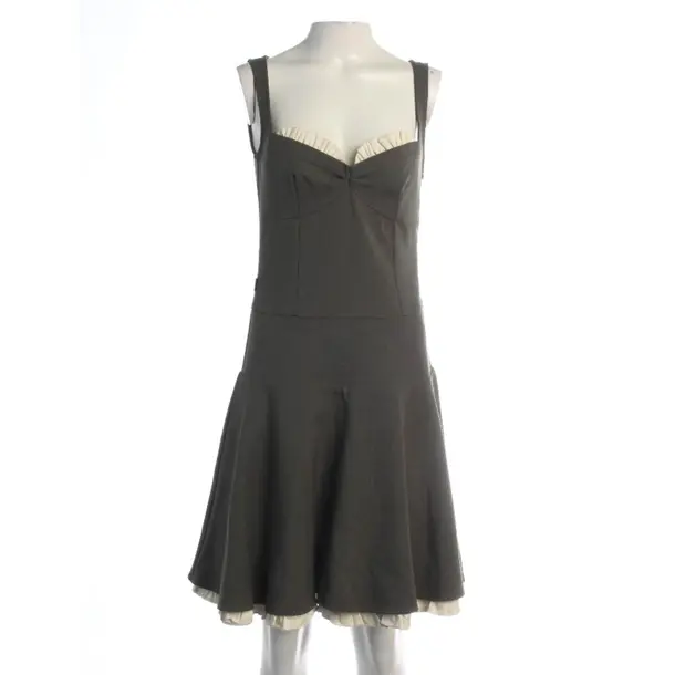 Dress, in Dark Green, Polyester, Moschino