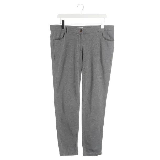 Hose, in Grau, Baumwolle, Brunello Cucinelli