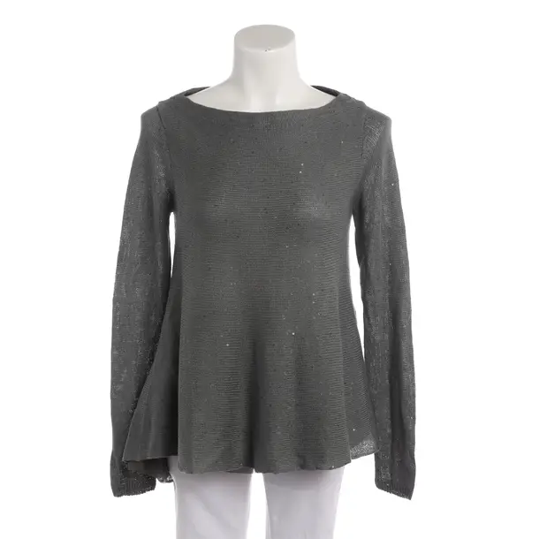 Maglione, in Grigio, Lino, Brunello Cucinelli
