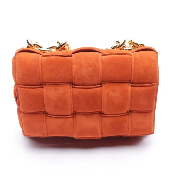 Shoulder Bag in Orange, Leather, Bottega Veneta