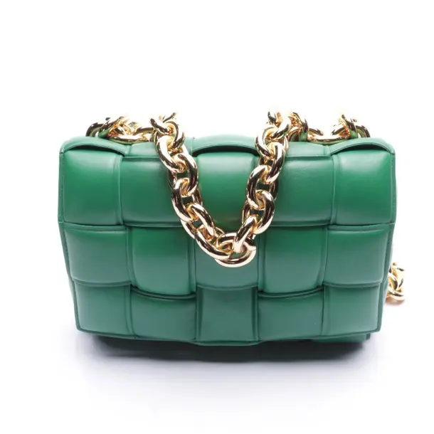 Shoulder Bag in Green, Leather, Bottega Veneta