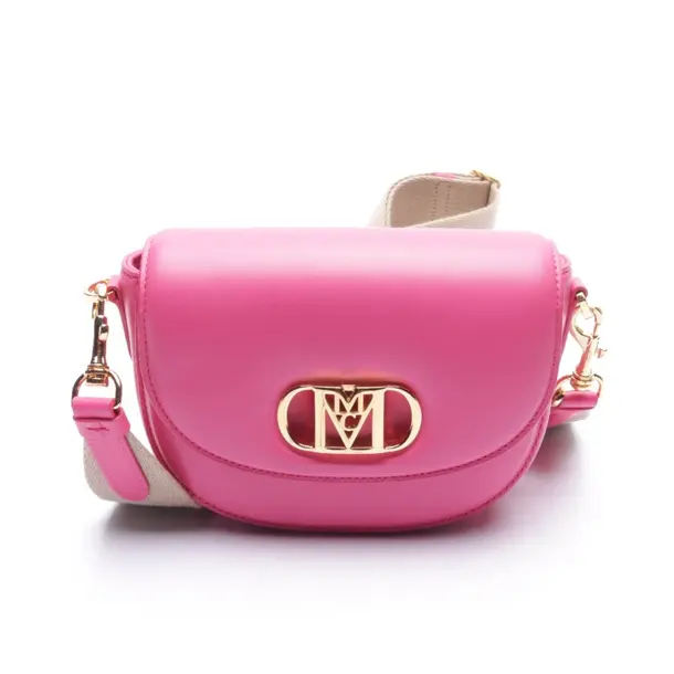 Umhängetasche in Rosa, Leder, MCM