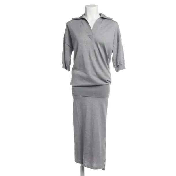 Kleid in Grau, Wolle, Khaite