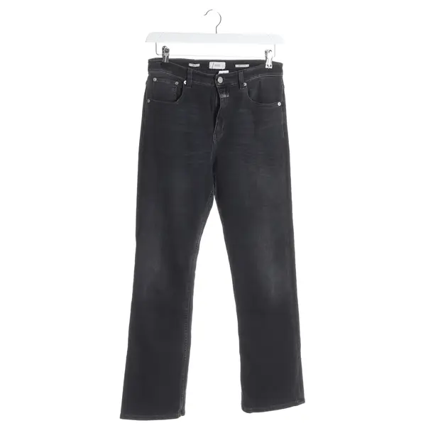 Jeans Straight Fit in Schwarz, Baumwolle, Closed