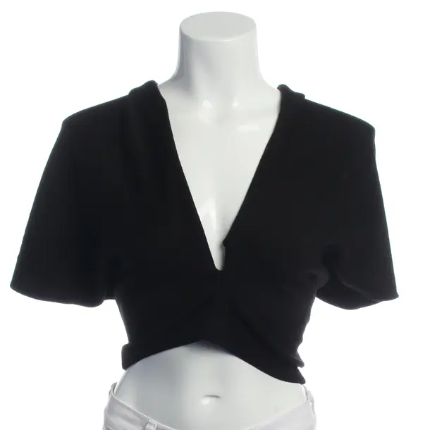 Top in Schwarz, Wolle, Saint Laurent