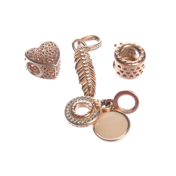 Anhänger in Metallic, Metall (metallisch, metallisiert), Pandora