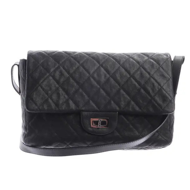 Schultertasche in Schwarz, Leder, Chanel
