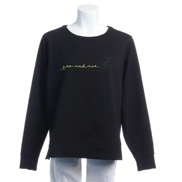 Sweatshirt in Black, Cotton, Bogner Fire and Ice