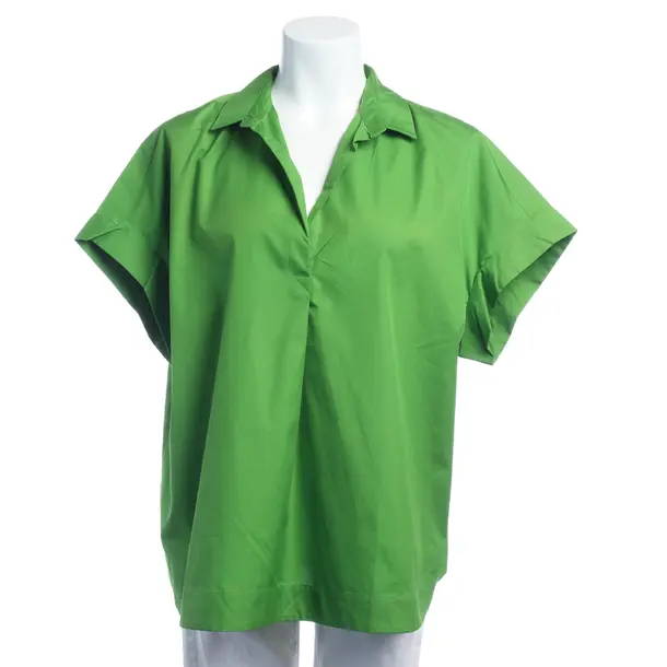 Bluse in Grün, Baumwolle, 0039 Italy