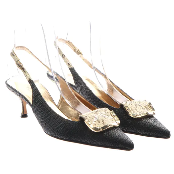 Slingbacks in Schwarz, , Dolce & Gabbana