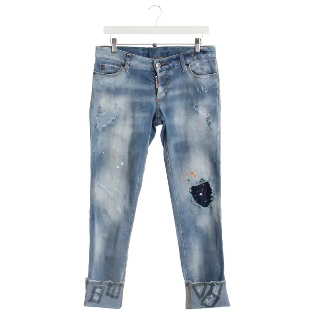 Jeans Straight Fit in Mehrfarbig, Baumwolle, Dsquared