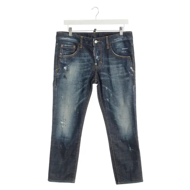 Straight Fit Jeans in Blue, Cotton, Dsquared
