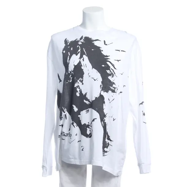 Long Sleeve Shirt in White, Cotton, Lala Berlin