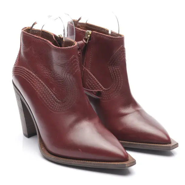 Ankle Boots in Red, , Hugo Boss Orange
