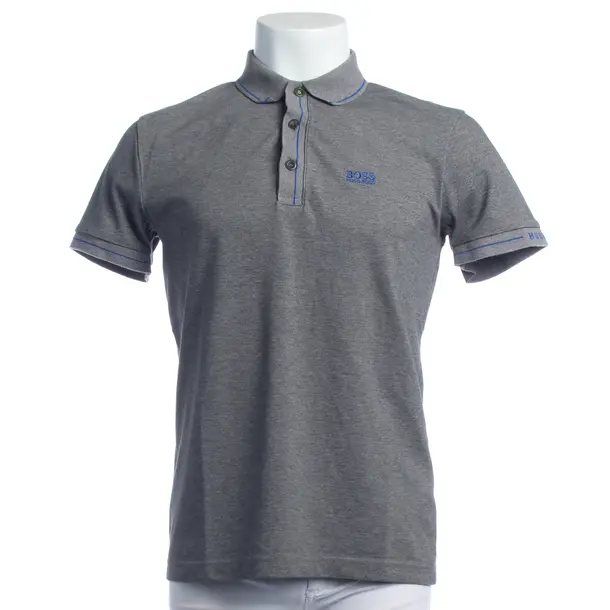 Polo Shirt in Gray, Cotton, Hugo Boss Green