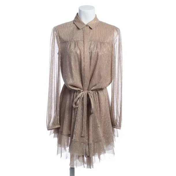 Cocktail Dress in Metallic, Polyester, Steffen Schraut