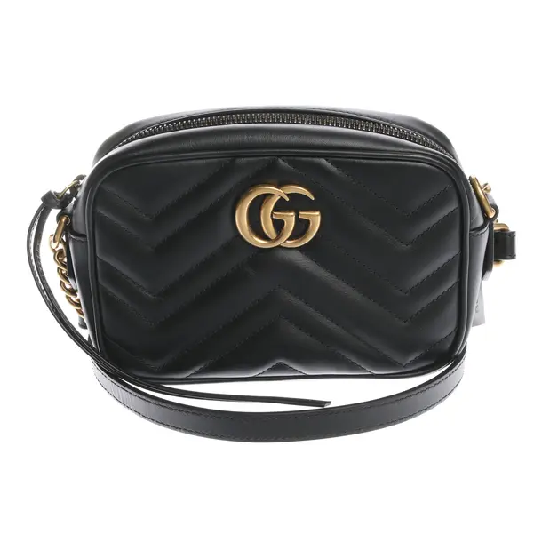 Shoulder Bag in Black, Leather, Gucci