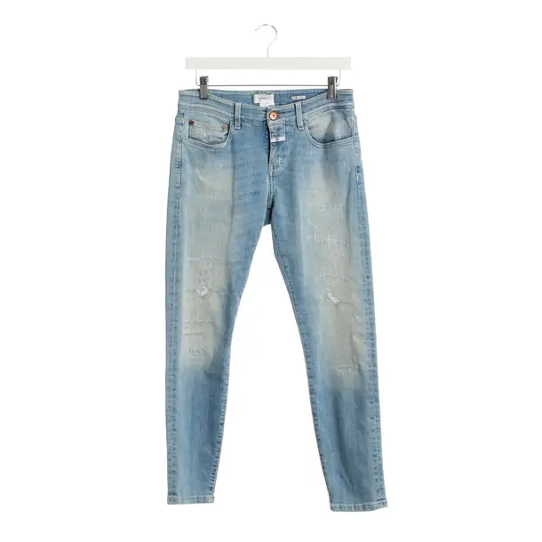 Jeans Slim Fit in Blau, Baumwolle, Closed