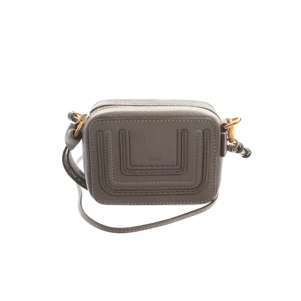 Abendtasche in Grau, Leder, Chloé
