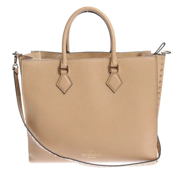 Handbag in Brown, Leather, Valentino