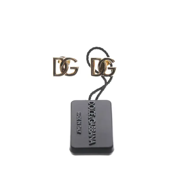 Ohrringe in Metallic, Metall (metallisch, metallisiert), Dolce & Gabbana