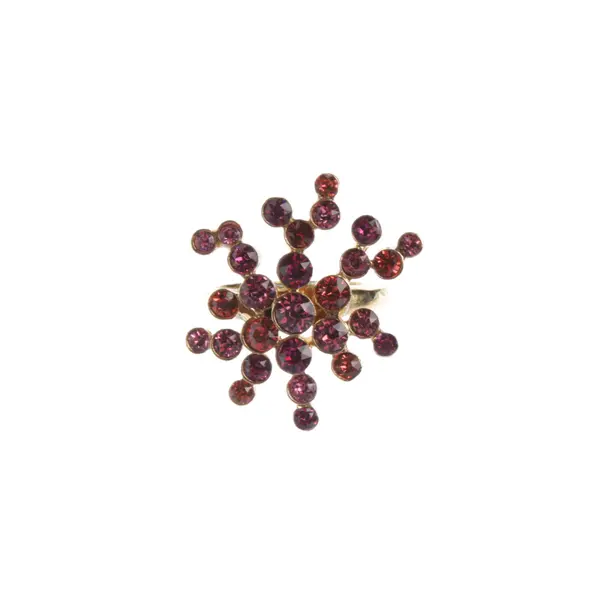 Ring in Metallic, Metall (metallisch, metallisiert), Oscar de la Renta