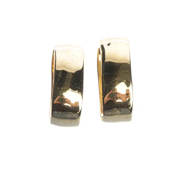 Ohrringe in Metallic, Metall (metallisch, metallisiert), Jil Sander