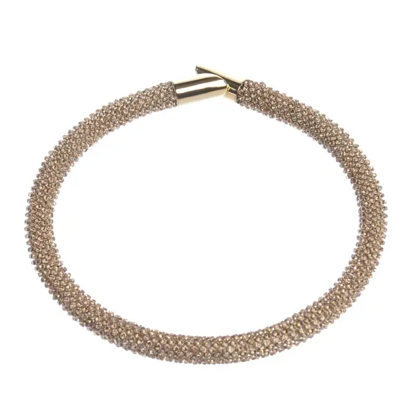 Necklace in Metallic, Other Fibers, Paco Rabanne