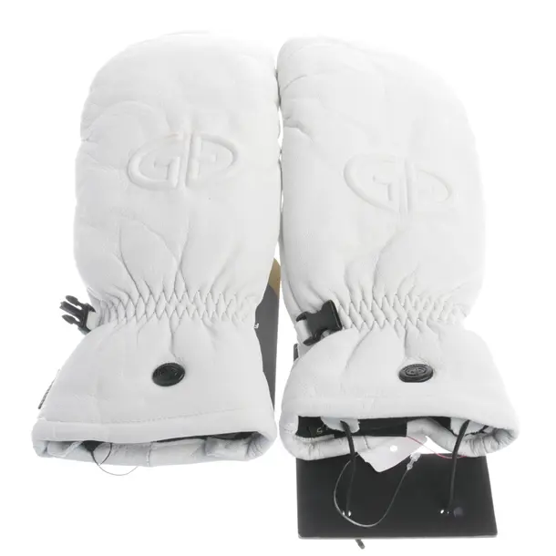 Lederhandschuhe in Weiß, Leder, Goldbergh
