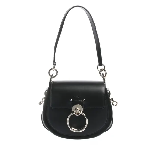 Schultertasche in Schwarz, Leder, Chloé