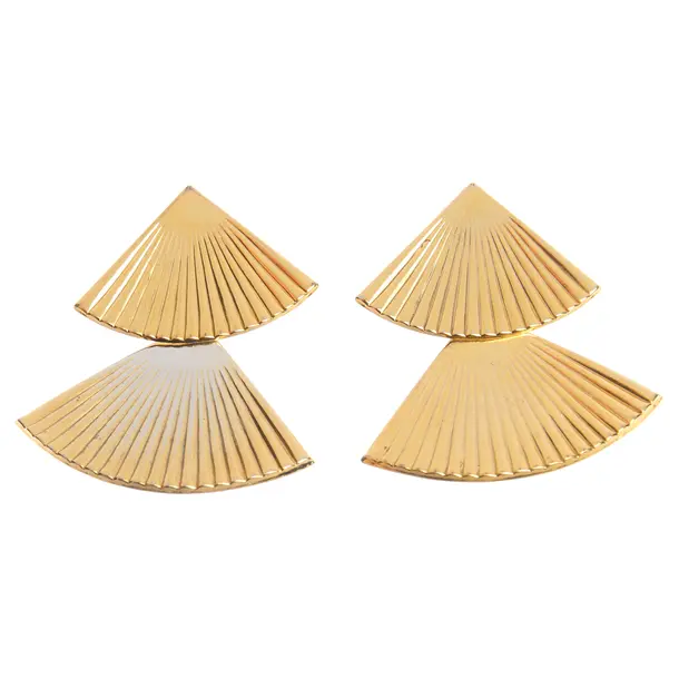 Ohrringe in Metallic, Metall (metallisch, metallisiert), Jennifer Behr