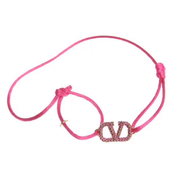 Bracelet in Pink, Polyester, Valentino