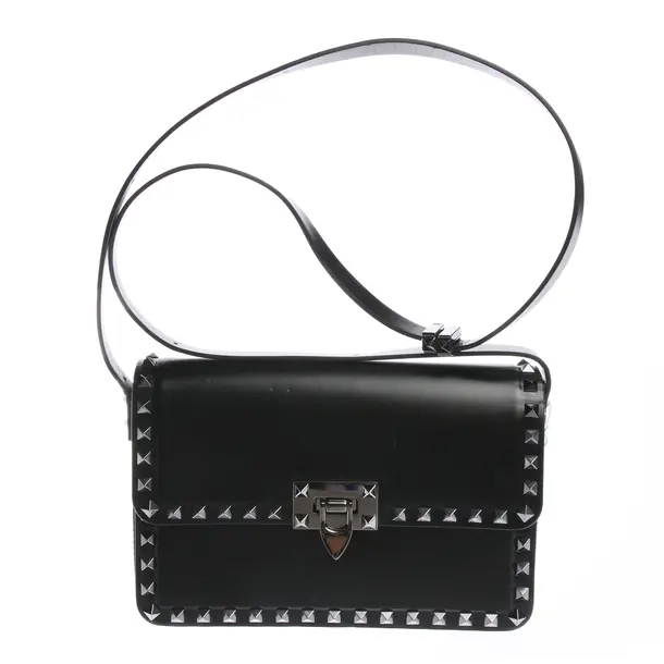 Cross Body Bag in Black, Leather, Valentino