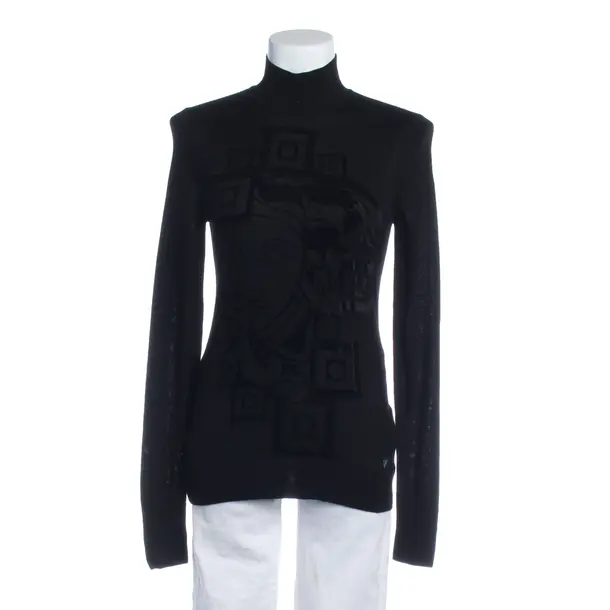 Pullover in Schwarz, Baumwolle, Versace